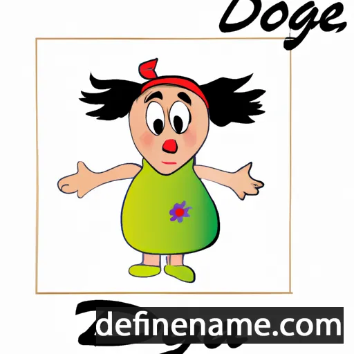 cartoon of the name Doğa