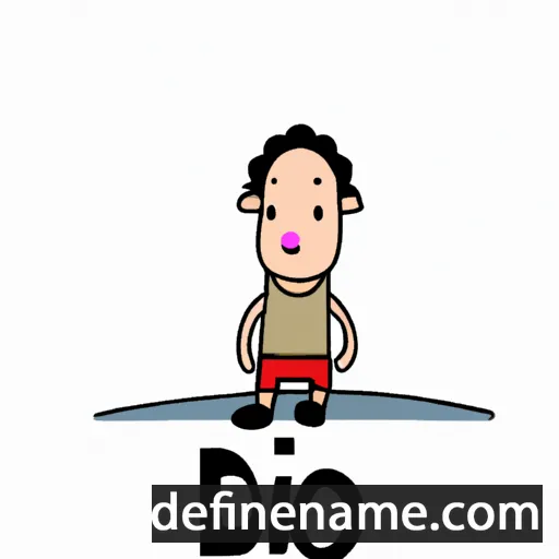 cartoon of the name Doi