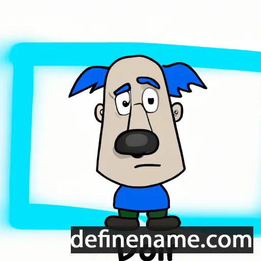 cartoon of the name Dolf