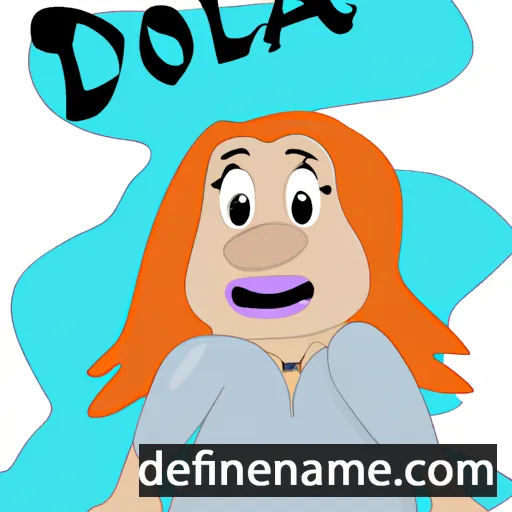 cartoon of the name Dolfa