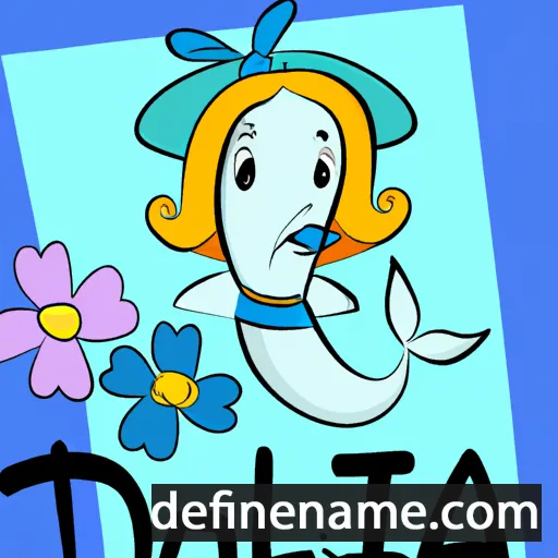 cartoon of the name Dolfina