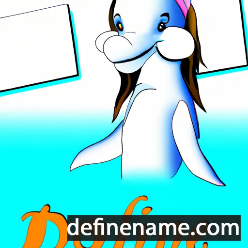 cartoon of the name Dolfine