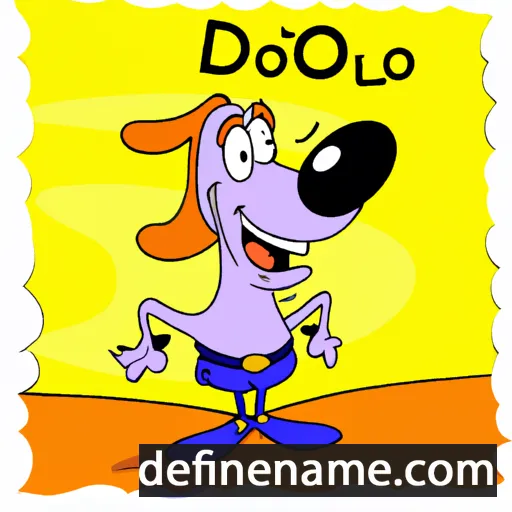 cartoon of the name Dolfo