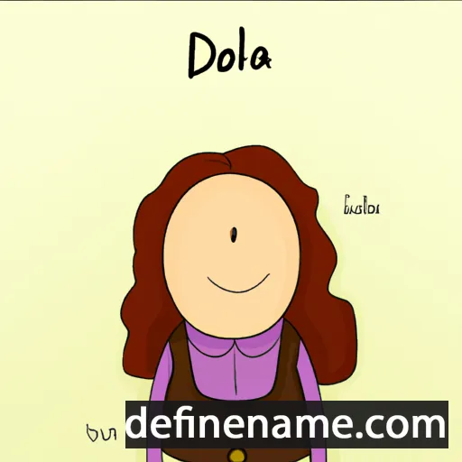 cartoon of the name Dolina