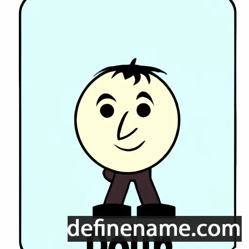 cartoon of the name Dollin