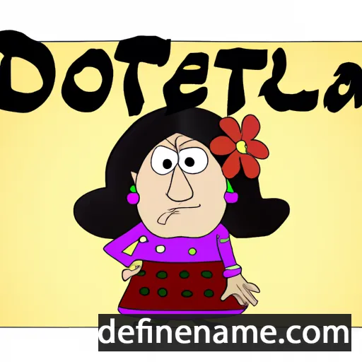 cartoon of the name Doloreta