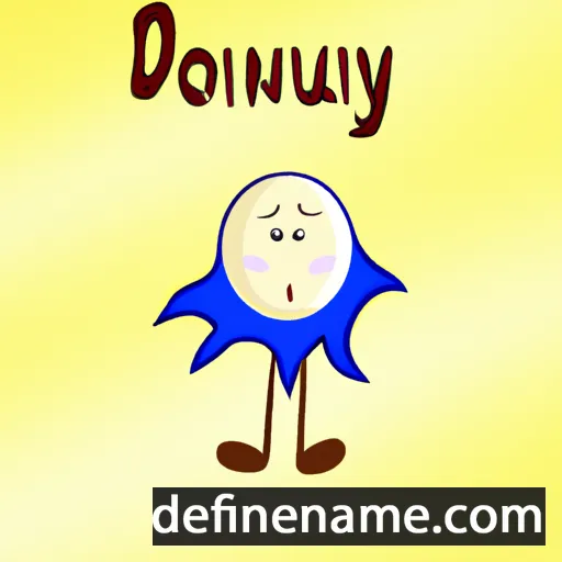 cartoon of the name Dolunay