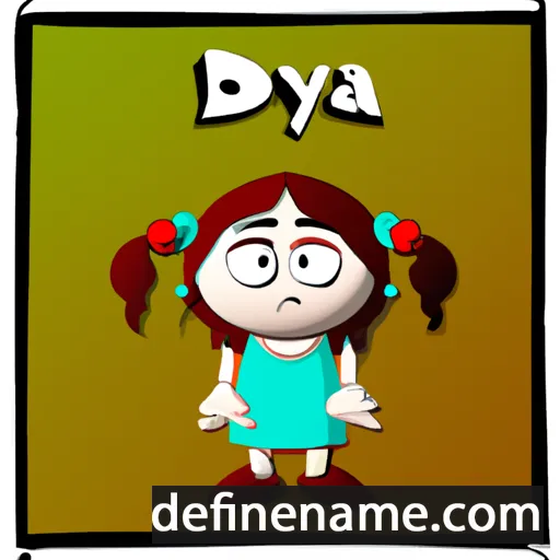 cartoon of the name Dolya