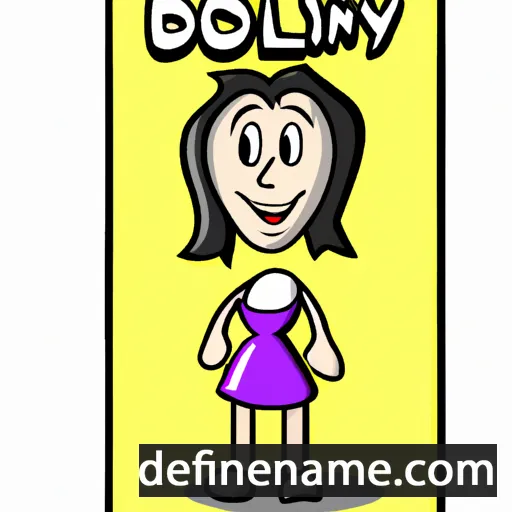 cartoon of the name Dolyn