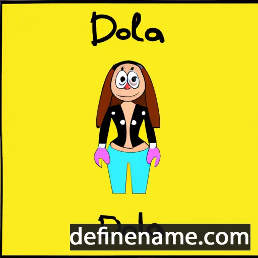 cartoon of the name Dolzena