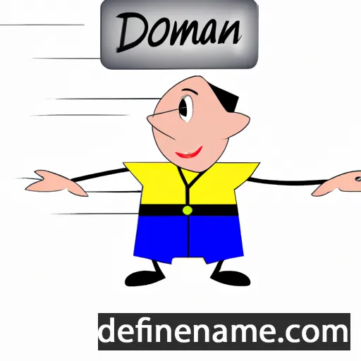 Domán cartoon