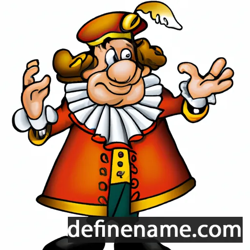 cartoon of the name Domald