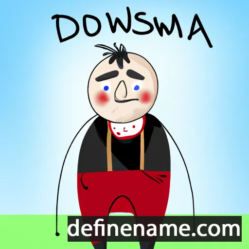 cartoon of the name Domasław