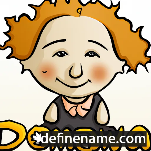 cartoon of the name Domasława