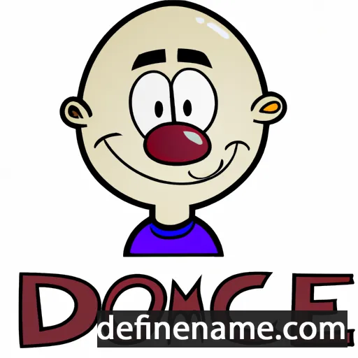 cartoon of the name Domec