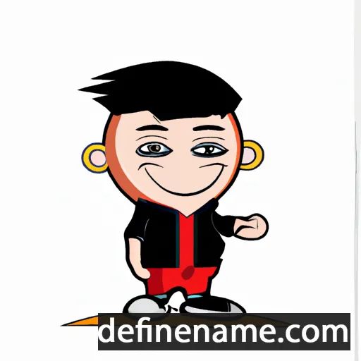 cartoon of the name Domeng