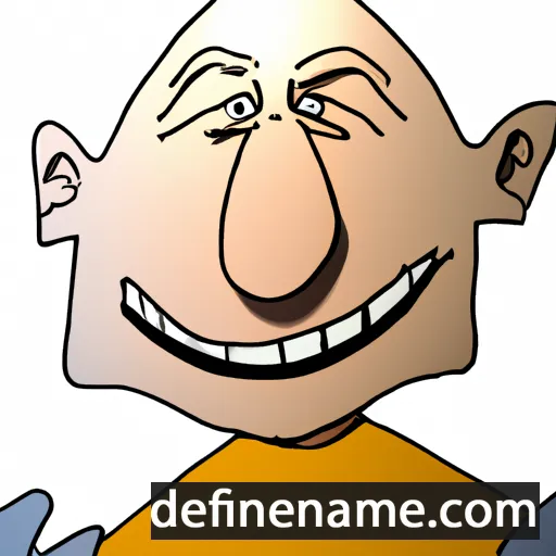 cartoon of the name Domenge