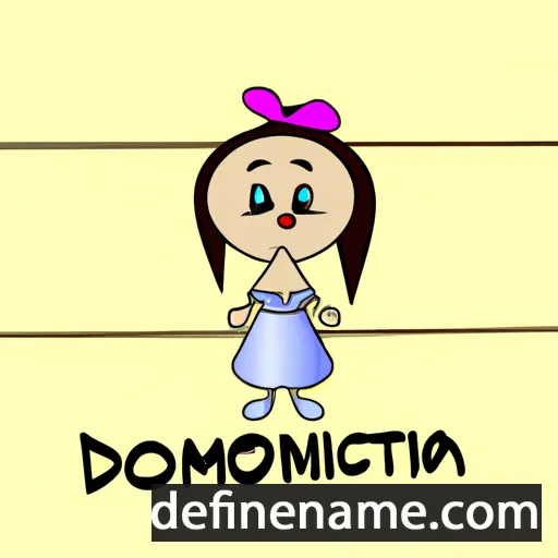 cartoon of the name Domengina