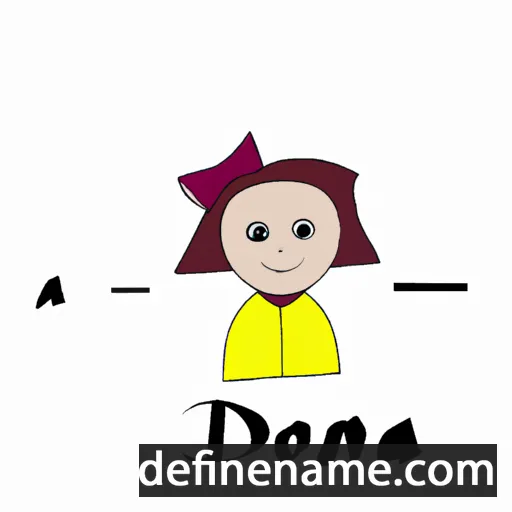 cartoon of the name Domenja