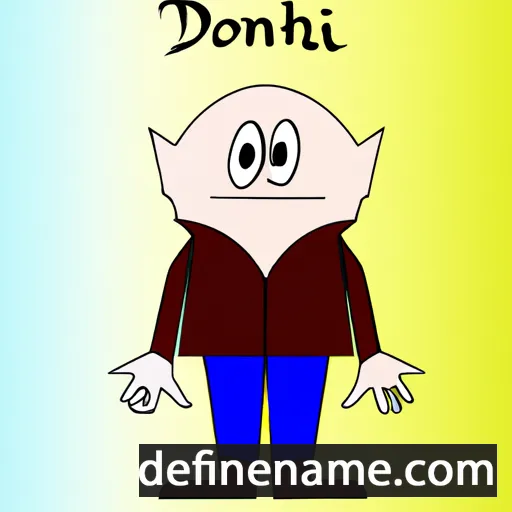 cartoon of the name Domhild