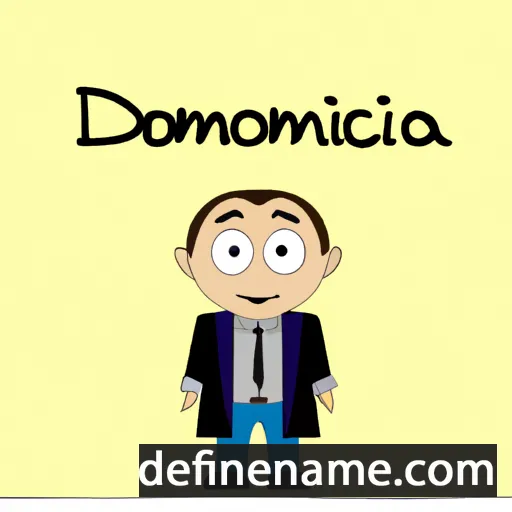 cartoon of the name Domiciano