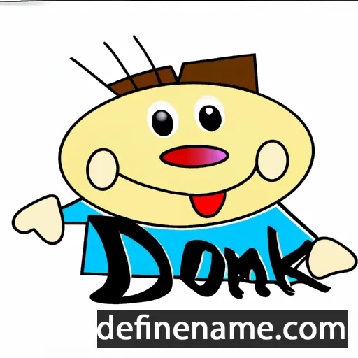 cartoon of the name Domik