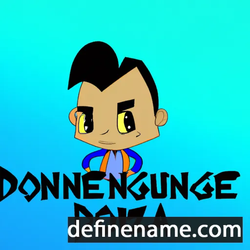 cartoon of the name Dominguez