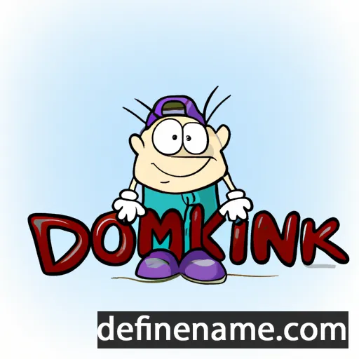 cartoon of the name Dominiki