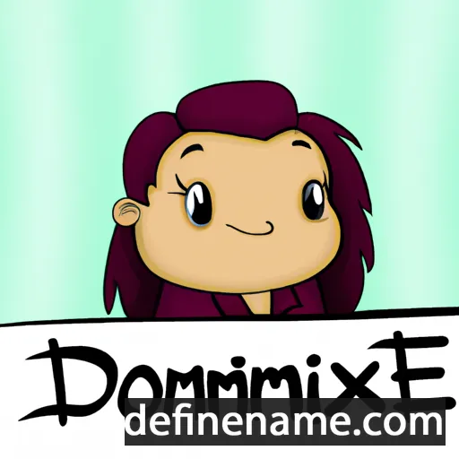 Dominixe cartoon