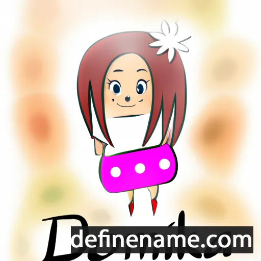 cartoon of the name Dominka