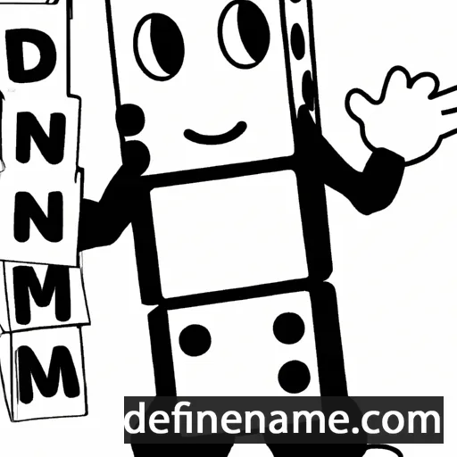 Domino cartoon