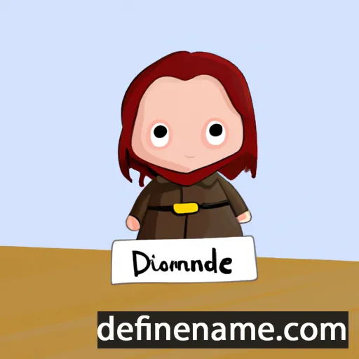 cartoon of the name Domithilde