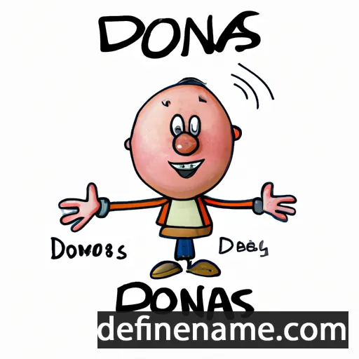 cartoon of the name Donaas