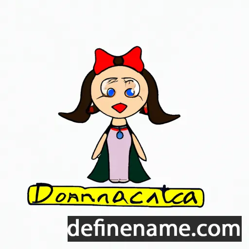 cartoon of the name Donaciana