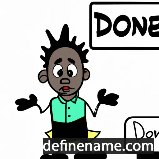 cartoon of the name Donadei