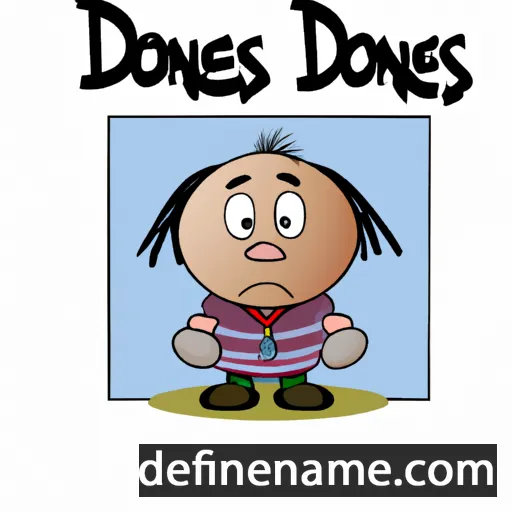 cartoon of the name Donaes