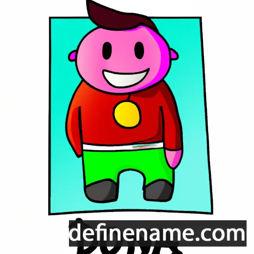 cartoon of the name Donají