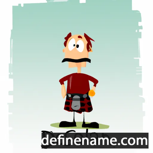 cartoon of the name Donan