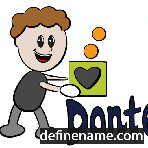 cartoon of the name Donate