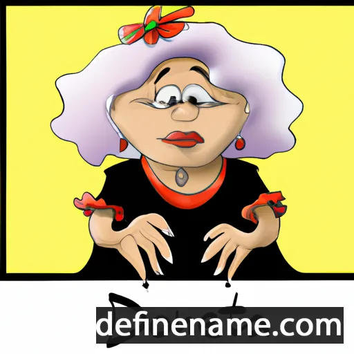 cartoon of the name Donatela