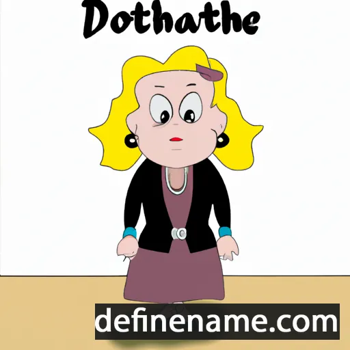 cartoon of the name Donathilde