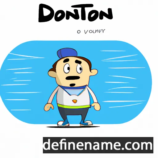 cartoon of the name Donati