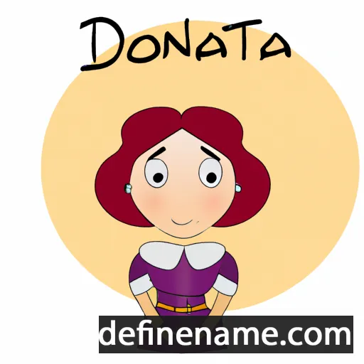 cartoon of the name Donatiana