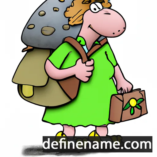 cartoon of the name Donatilde