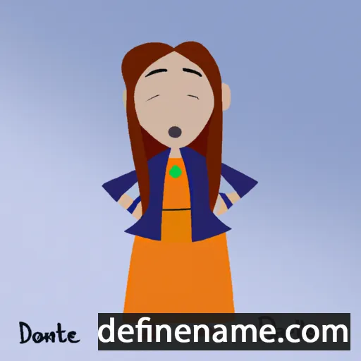 cartoon of the name Donatilė