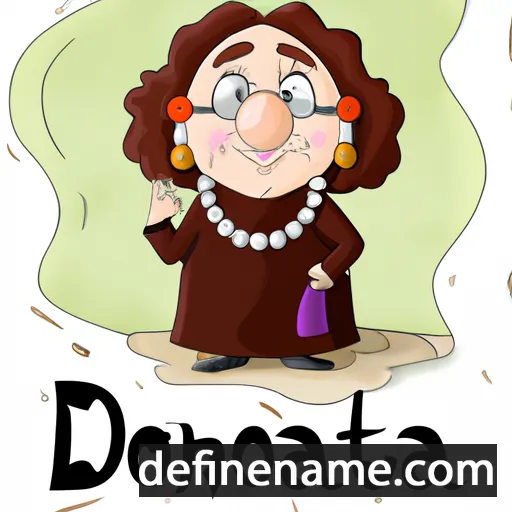 cartoon of the name Donatilia