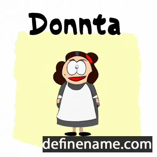 Donatina cartoon