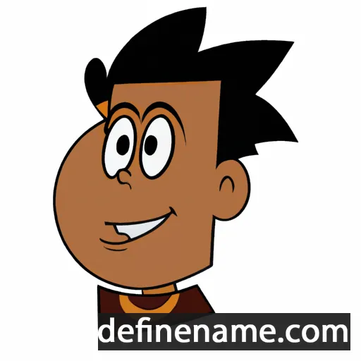 cartoon of the name Donavan