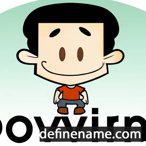 cartoon of the name Donavin