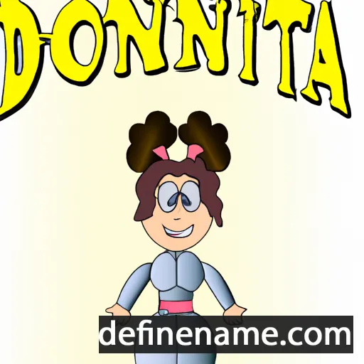 cartoon of the name Donaziana